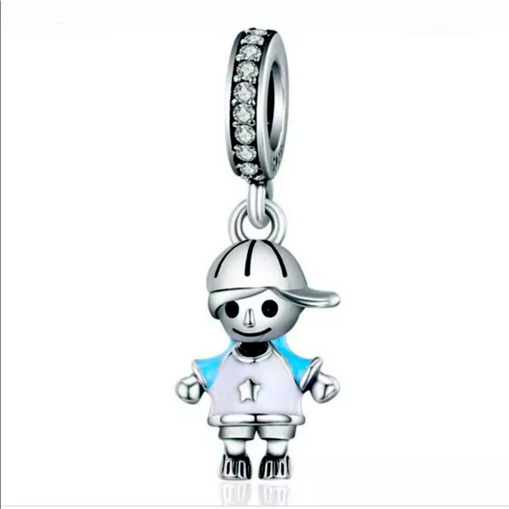 New 925-Charm Bead Fit Original Pandora Bracelet